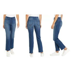Tummy Control Pull-On Jeans - "Herrin Wash" - Size 14